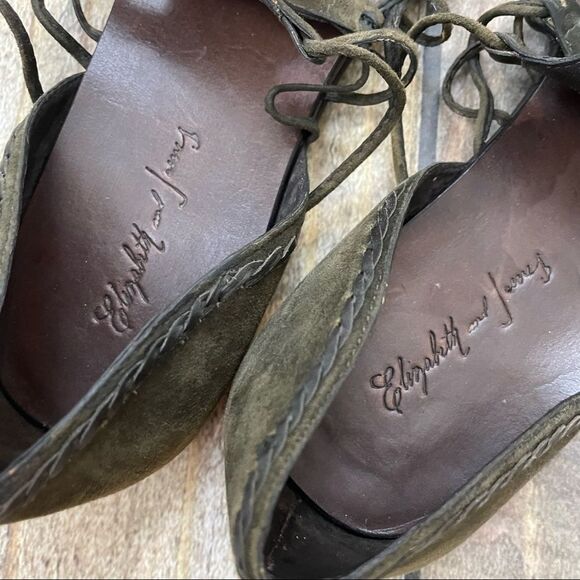 ELIZABETH AND JAMES E-Stint Gray Suede Gladiator Sandals - Picture 10 of 13